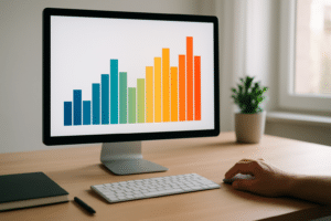 Trocar Indicador do Gráfico no Power BI com 1 Clique